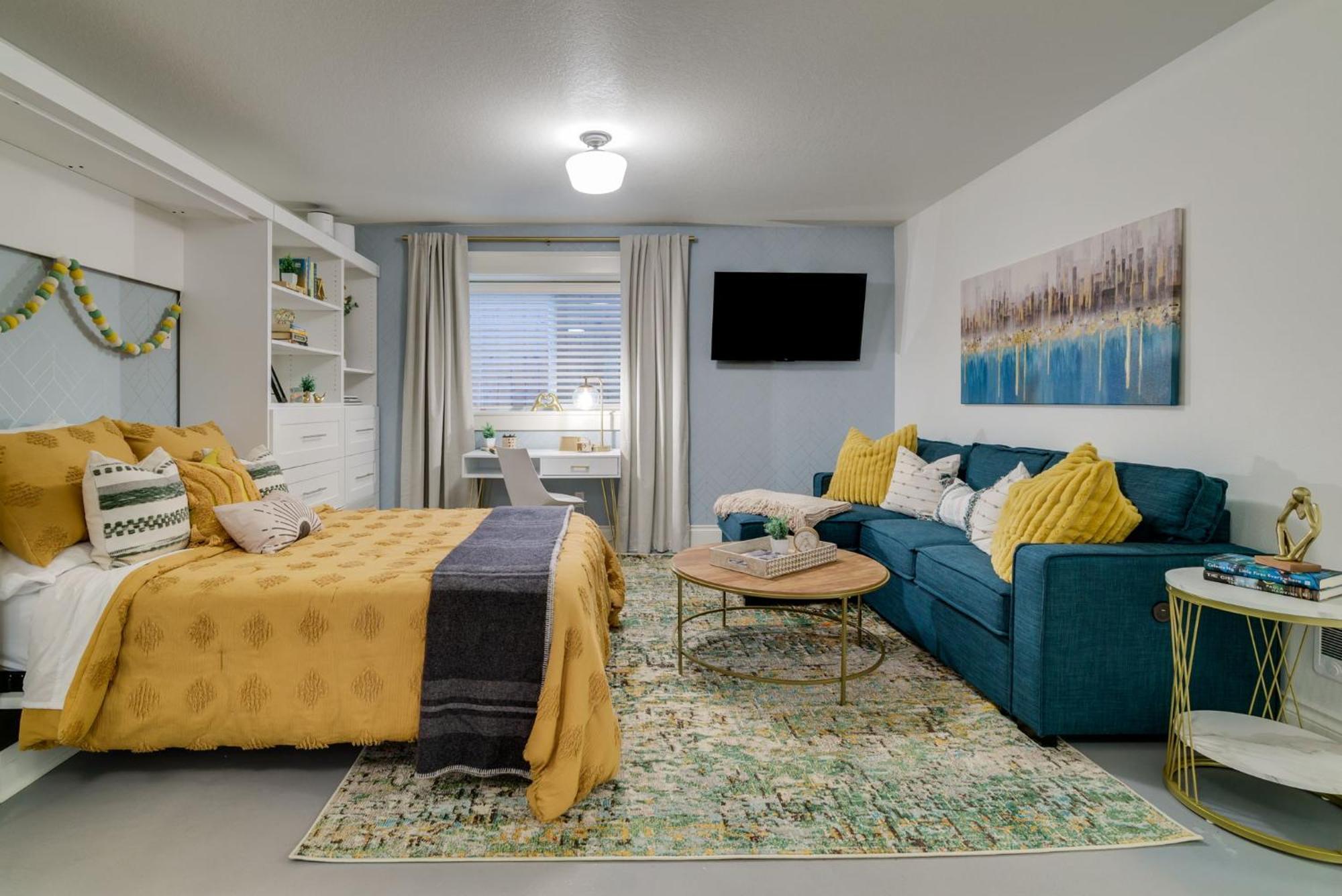 Bright & Cozy Modern Studio, Fast Wifi, Quiet, Walkable To Of Apartment Portland